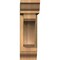 Ekena Millwork Legacy Traditional Smooth Bracket w/ Offset Brace, Western Red Cedar, 5 1/2"W x 18"D x 18"H BKT0604X18X18LEC01SWR - alternate 2